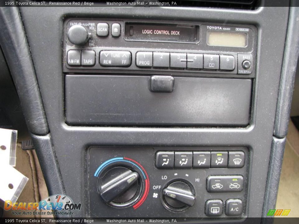 1995 Toyota Celica ST Renaissance Red / Beige Photo #13