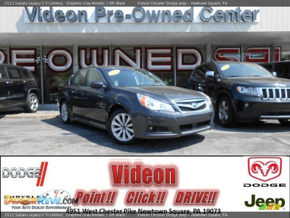 2011 Subaru Legacy 2.5i Limited Graphite Gray Metallic / Off-Black Photo #1
