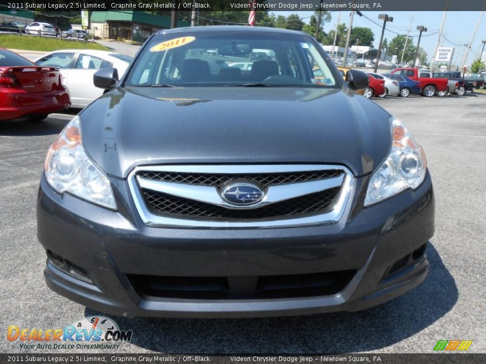 2011 Subaru Legacy 2.5i Limited Graphite Gray Metallic / Off-Black Photo #2