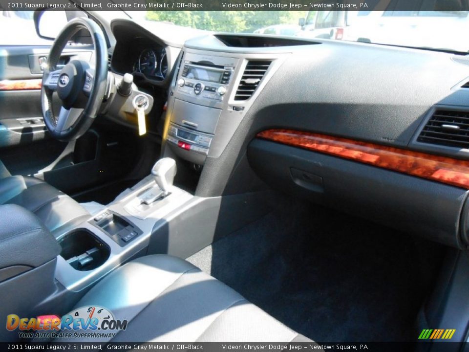 2011 Subaru Legacy 2.5i Limited Graphite Gray Metallic / Off-Black Photo #12