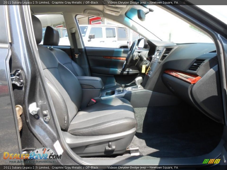 2011 Subaru Legacy 2.5i Limited Graphite Gray Metallic / Off-Black Photo #13