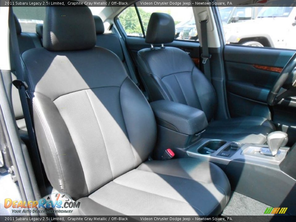 2011 Subaru Legacy 2.5i Limited Graphite Gray Metallic / Off-Black Photo #14