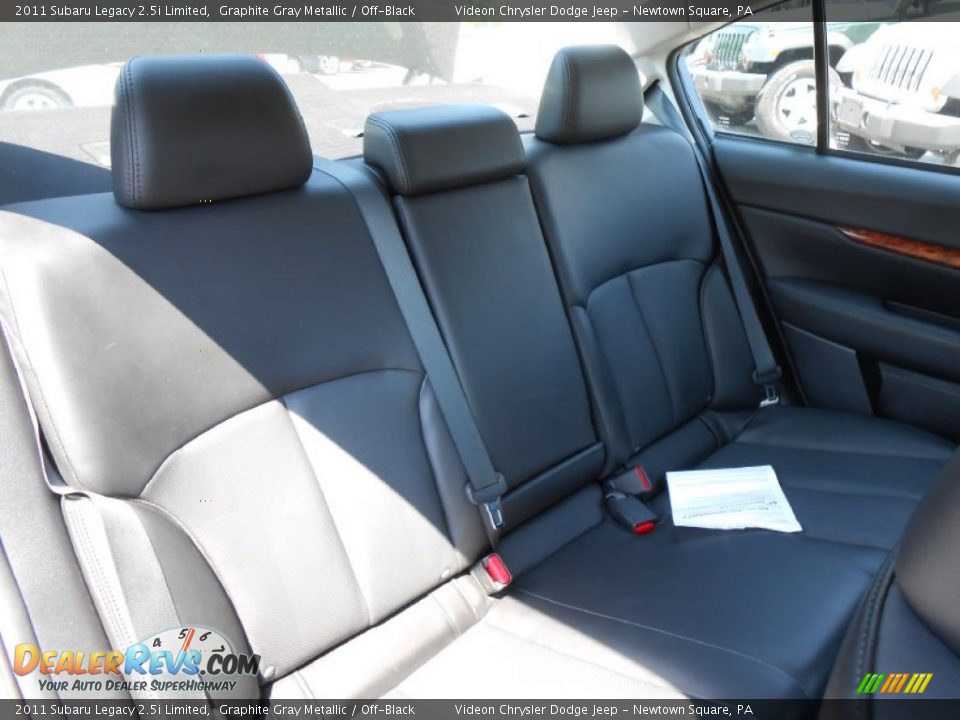 2011 Subaru Legacy 2.5i Limited Graphite Gray Metallic / Off-Black Photo #15