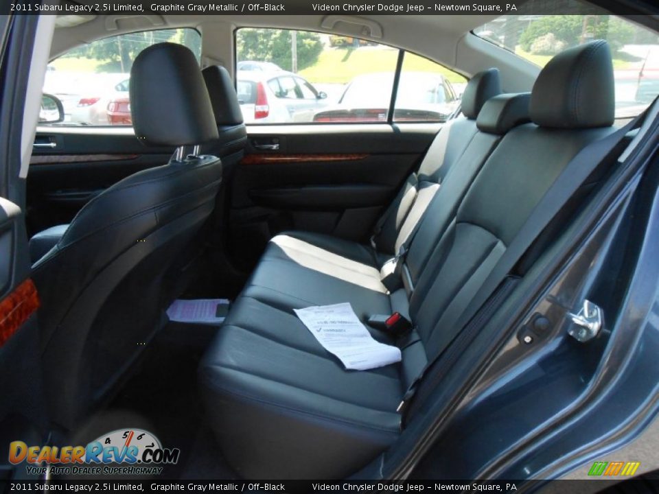 2011 Subaru Legacy 2.5i Limited Graphite Gray Metallic / Off-Black Photo #17