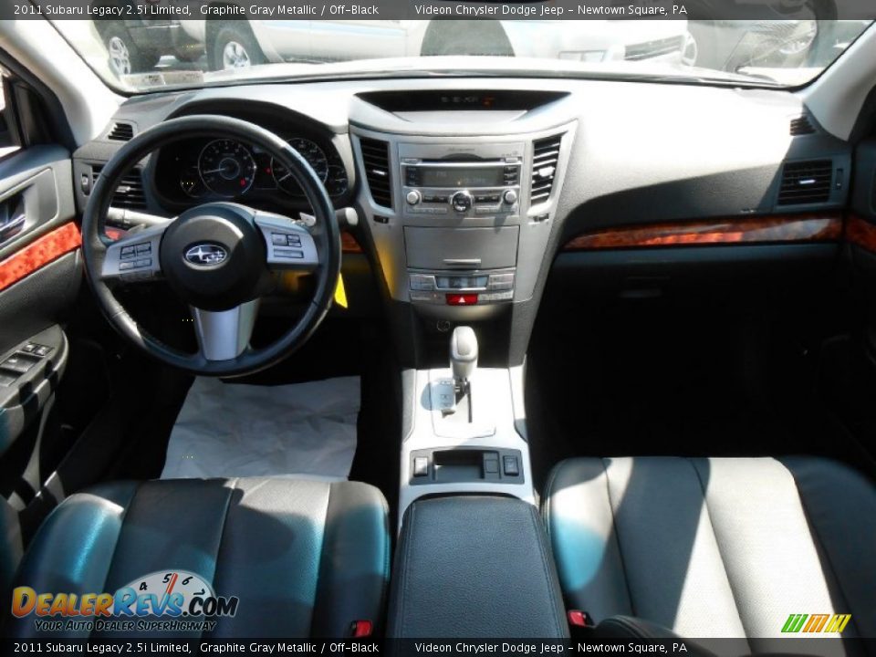 2011 Subaru Legacy 2.5i Limited Graphite Gray Metallic / Off-Black Photo #18