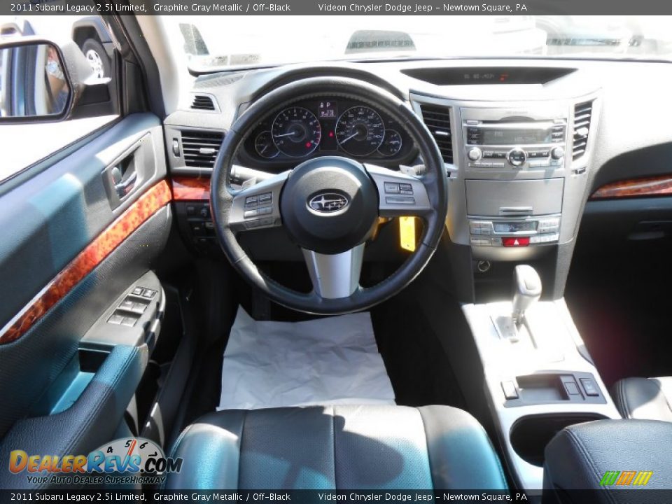 2011 Subaru Legacy 2.5i Limited Graphite Gray Metallic / Off-Black Photo #19