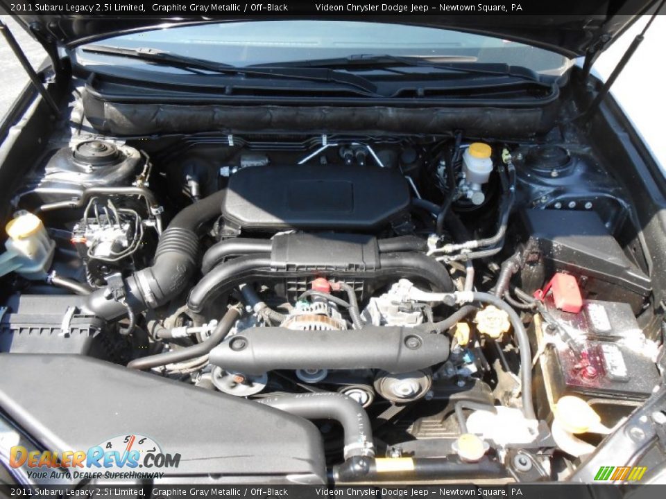 2011 Subaru Legacy 2.5i Limited Graphite Gray Metallic / Off-Black Photo #20