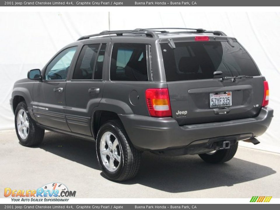 2001 Jeep Grand Cherokee Limited 4x4 Graphite Grey Pearl / Agate Photo #2