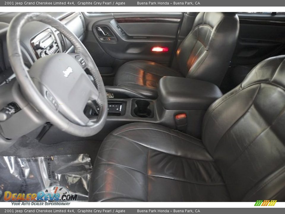 2001 Jeep Grand Cherokee Limited 4x4 Graphite Grey Pearl / Agate Photo #3