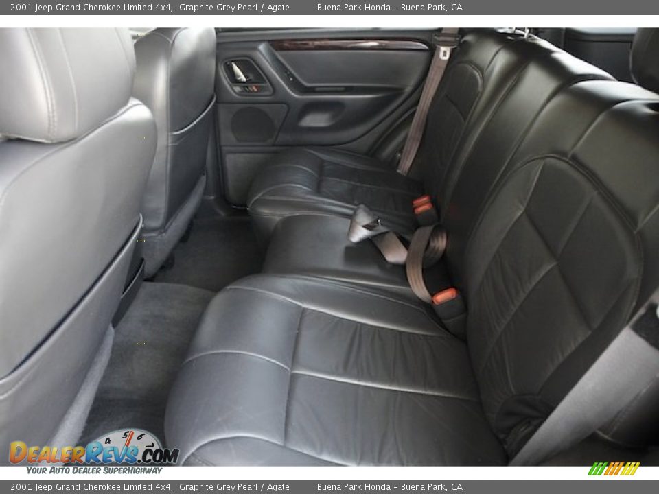 2001 Jeep Grand Cherokee Limited 4x4 Graphite Grey Pearl / Agate Photo #4