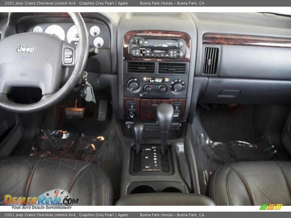 2001 Jeep Grand Cherokee Limited 4x4 Graphite Grey Pearl / Agate Photo #5