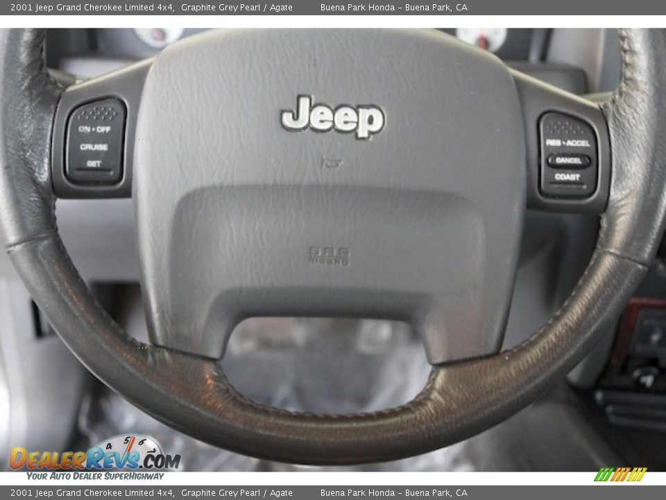 2001 Jeep Grand Cherokee Limited 4x4 Graphite Grey Pearl / Agate Photo #6