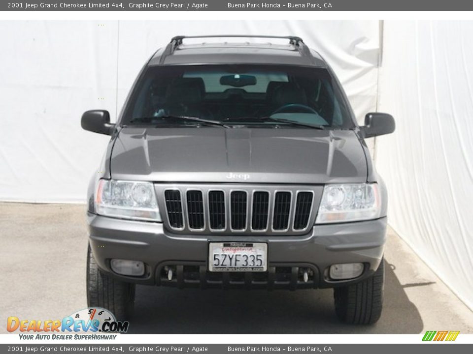 2001 Jeep Grand Cherokee Limited 4x4 Graphite Grey Pearl / Agate Photo #8