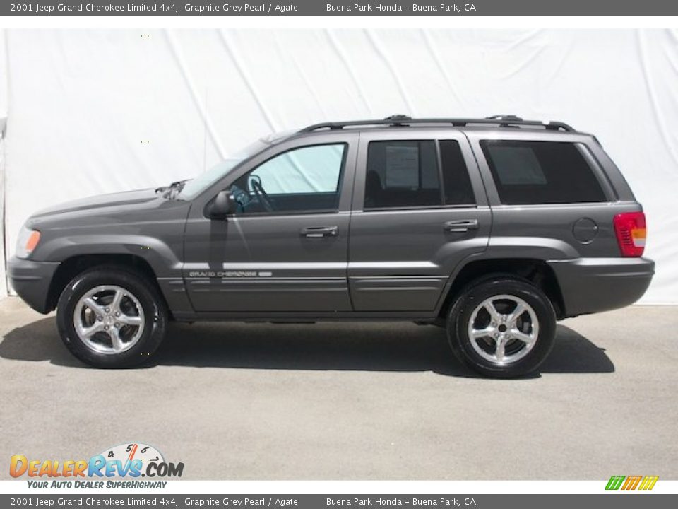 2001 Jeep Grand Cherokee Limited 4x4 Graphite Grey Pearl / Agate Photo #9