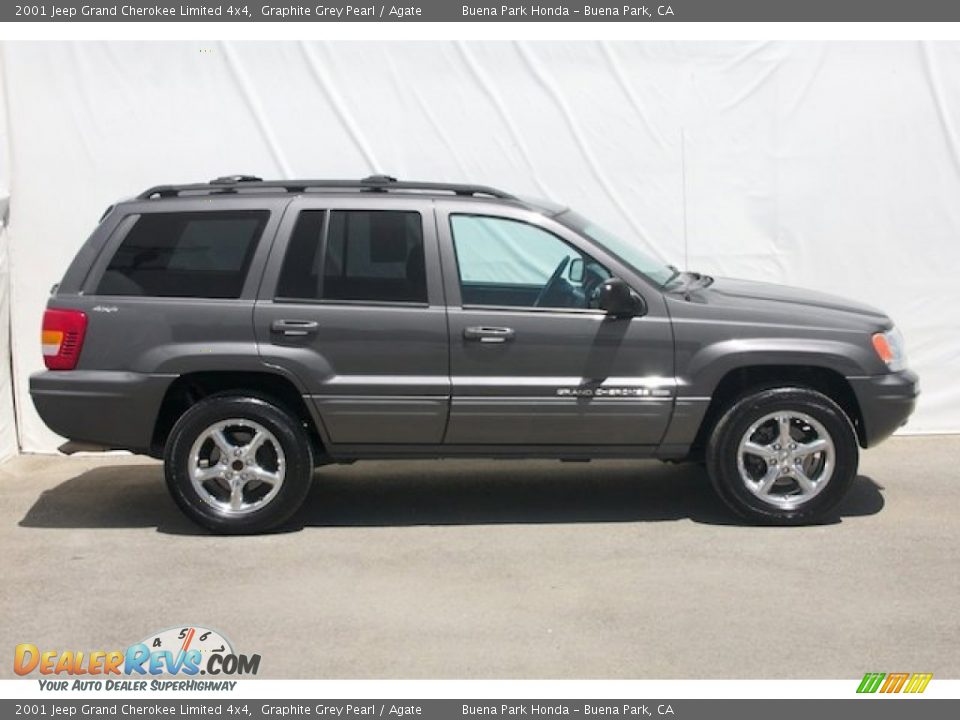 2001 Jeep Grand Cherokee Limited 4x4 Graphite Grey Pearl / Agate Photo #12