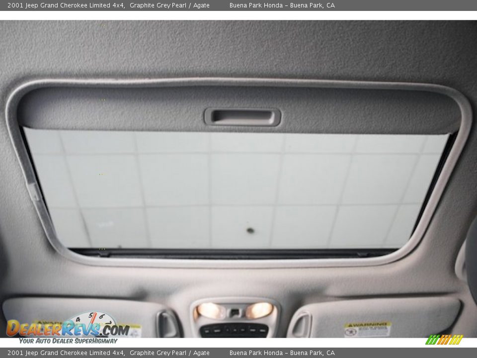 2001 Jeep Grand Cherokee Limited 4x4 Graphite Grey Pearl / Agate Photo #16