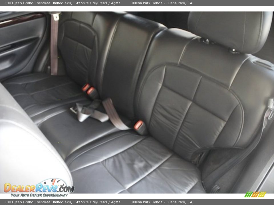 2001 Jeep Grand Cherokee Limited 4x4 Graphite Grey Pearl / Agate Photo #17