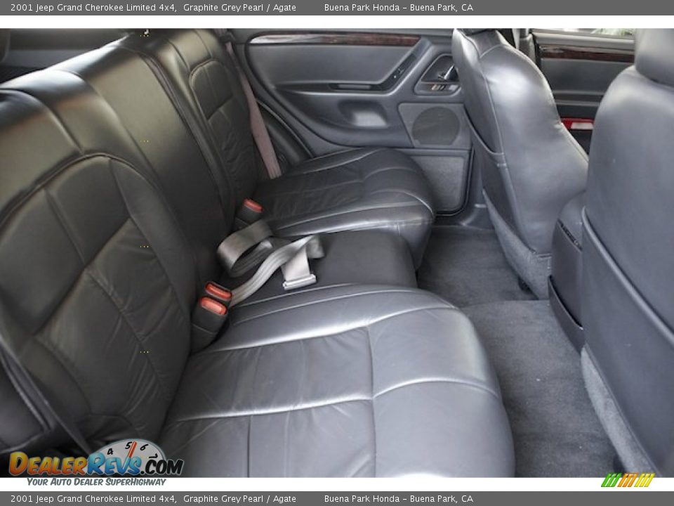 2001 Jeep Grand Cherokee Limited 4x4 Graphite Grey Pearl / Agate Photo #19