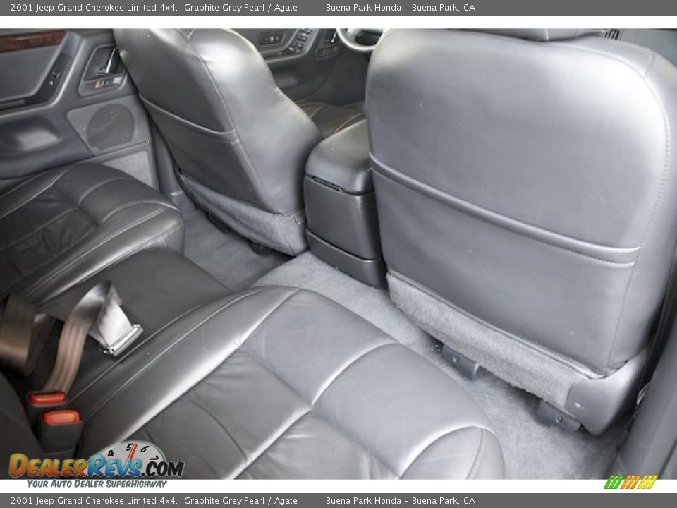 2001 Jeep Grand Cherokee Limited 4x4 Graphite Grey Pearl / Agate Photo #20