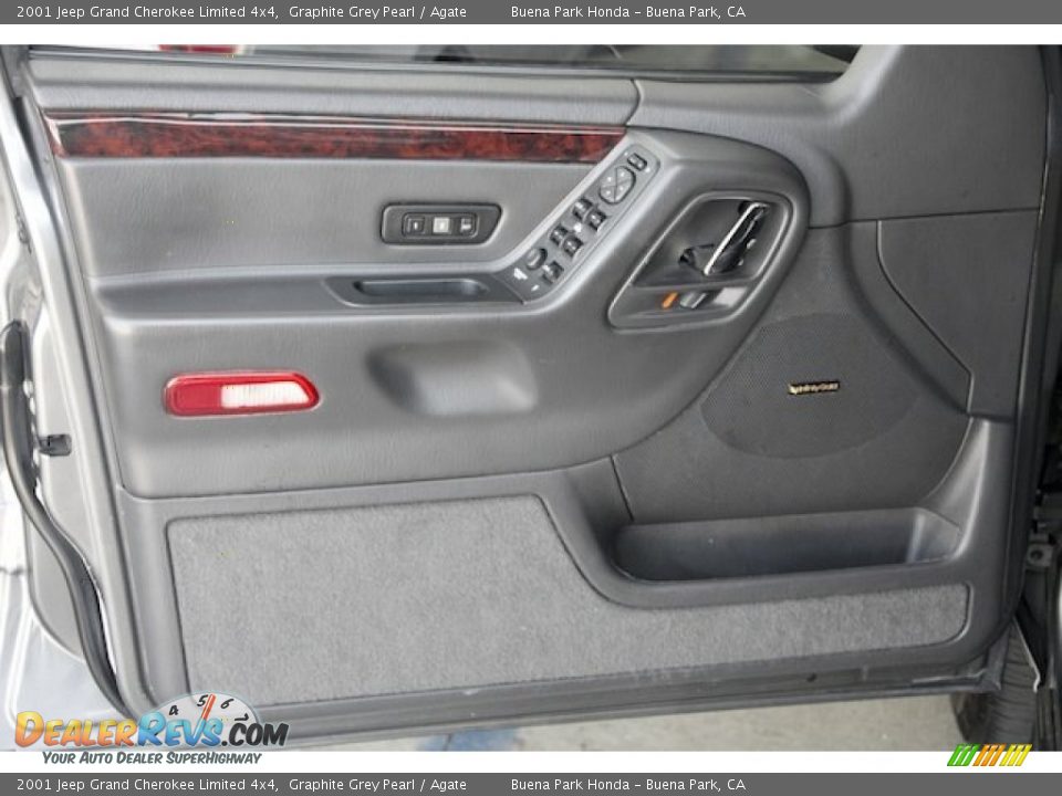 2001 Jeep Grand Cherokee Limited 4x4 Graphite Grey Pearl / Agate Photo #26