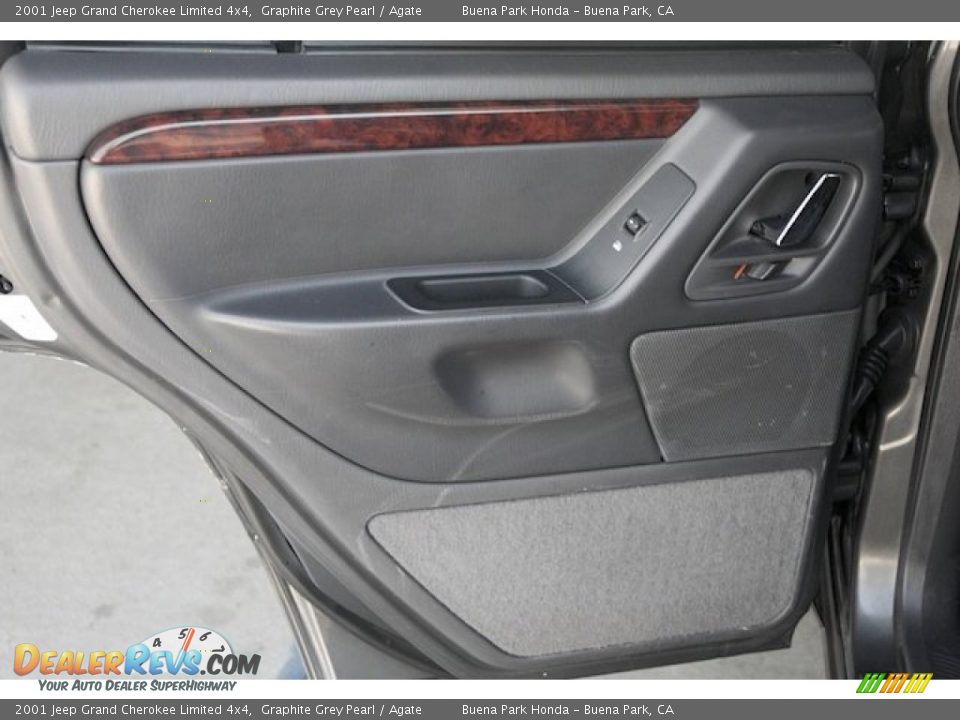 2001 Jeep Grand Cherokee Limited 4x4 Graphite Grey Pearl / Agate Photo #27