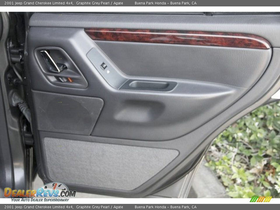 2001 Jeep Grand Cherokee Limited 4x4 Graphite Grey Pearl / Agate Photo #28