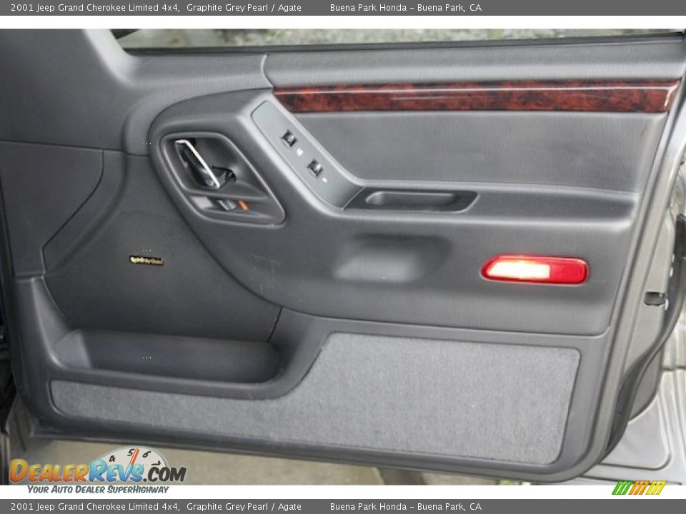2001 Jeep Grand Cherokee Limited 4x4 Graphite Grey Pearl / Agate Photo #29