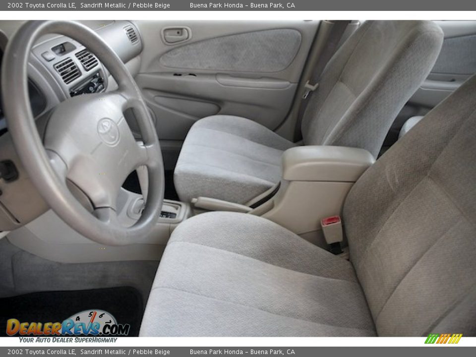 2002 Toyota Corolla LE Sandrift Metallic / Pebble Beige Photo #3