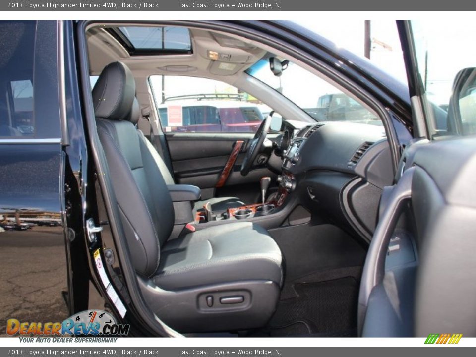 2013 Toyota Highlander Limited 4WD Black / Black Photo #8