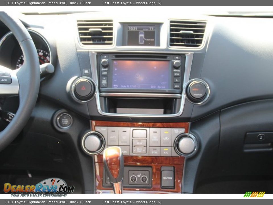2013 Toyota Highlander Limited 4WD Black / Black Photo #10