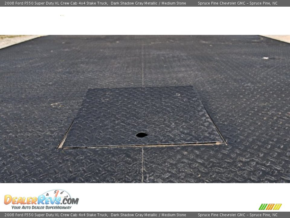 2008 Ford F550 Super Duty XL Crew Cab 4x4 Stake Truck Dark Shadow Gray Metallic / Medium Stone Photo #14