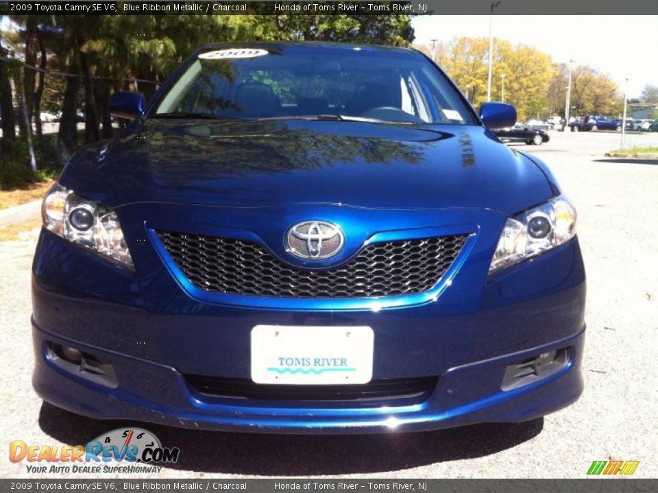2009 Toyota Camry SE V6 Blue Ribbon Metallic / Charcoal Photo #2