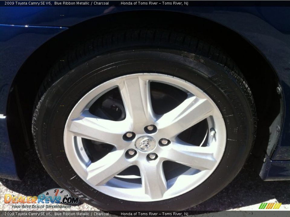 2009 Toyota Camry SE V6 Blue Ribbon Metallic / Charcoal Photo #3