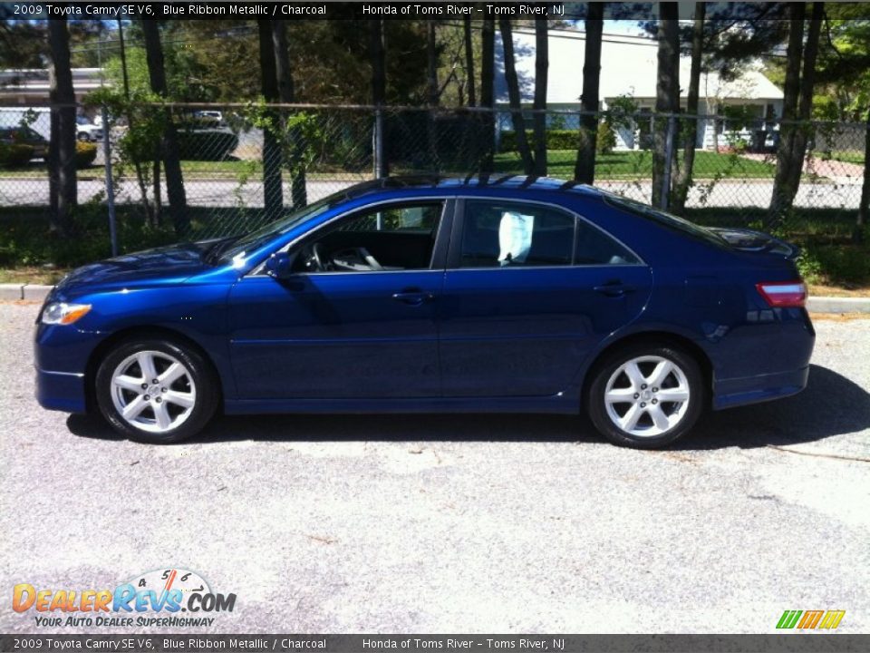 2009 Toyota Camry SE V6 Blue Ribbon Metallic / Charcoal Photo #4
