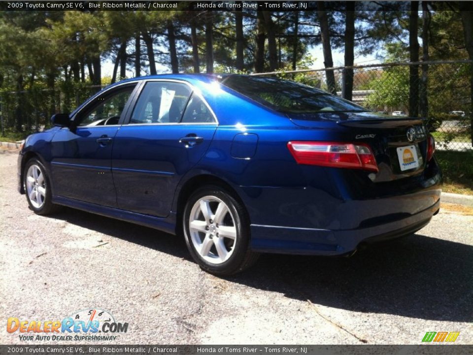 2009 Toyota Camry SE V6 Blue Ribbon Metallic / Charcoal Photo #5