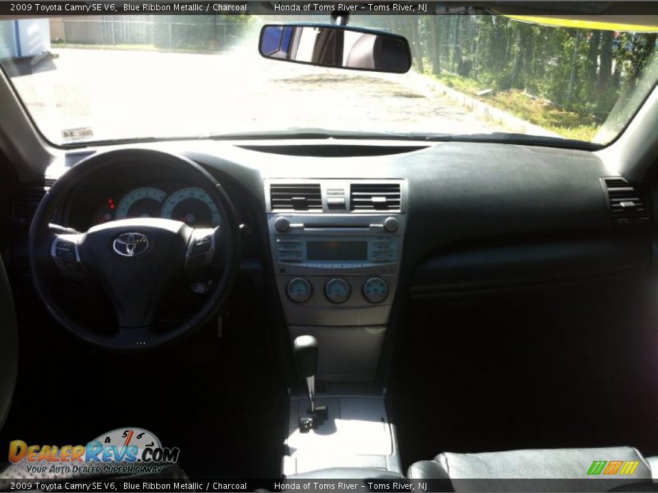 2009 Toyota Camry SE V6 Blue Ribbon Metallic / Charcoal Photo #9