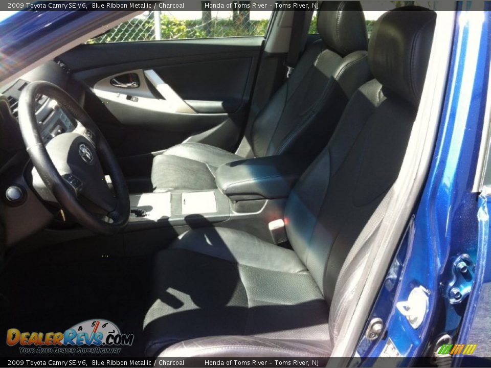 2009 Toyota Camry SE V6 Blue Ribbon Metallic / Charcoal Photo #11