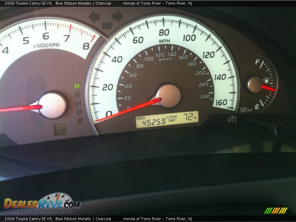 2009 Toyota Camry SE V6 Blue Ribbon Metallic / Charcoal Photo #15