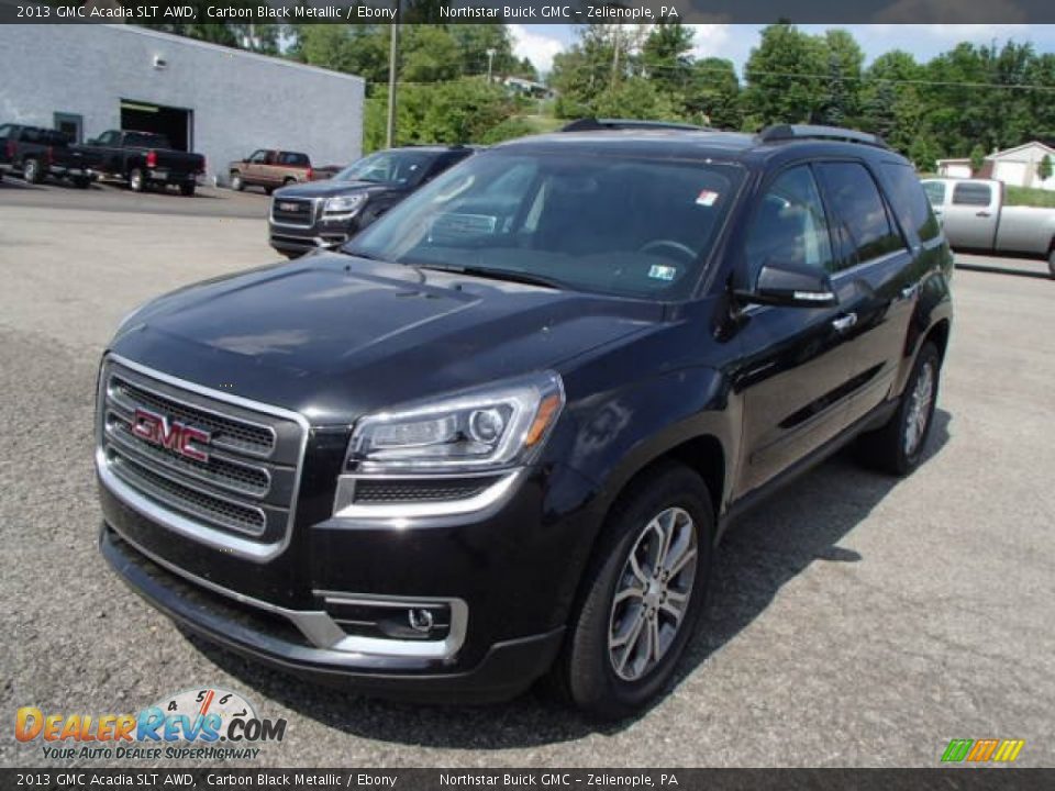 2013 GMC Acadia SLT AWD Carbon Black Metallic / Ebony Photo #2