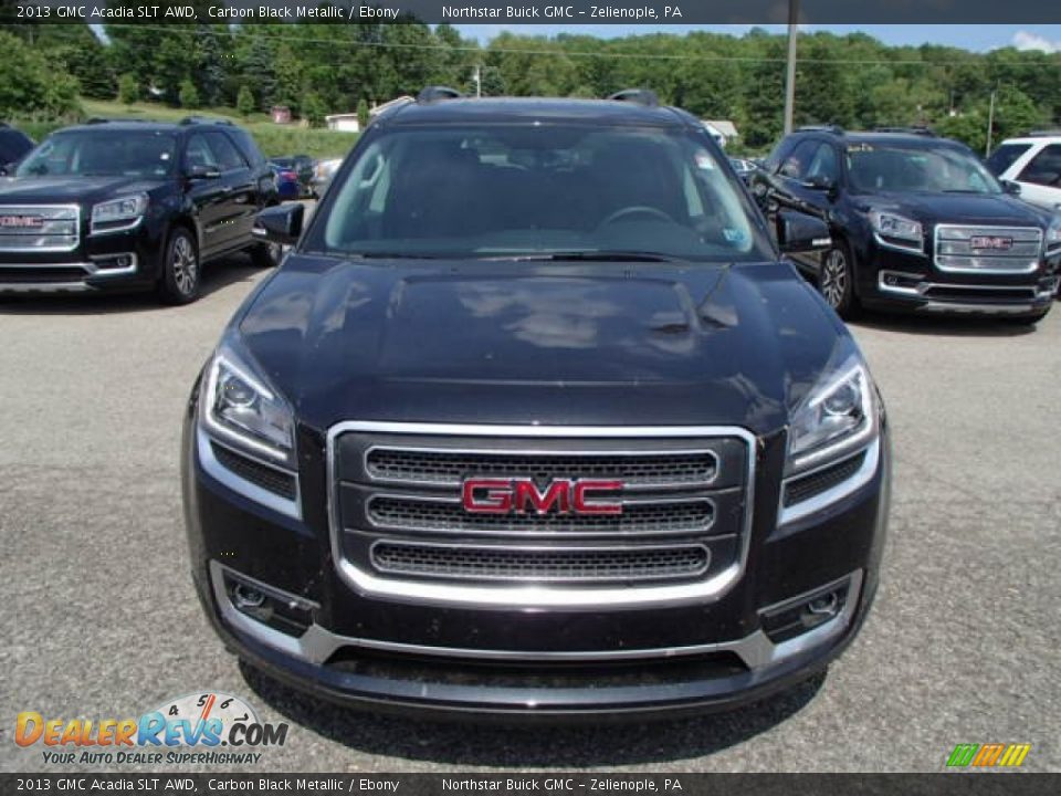 2013 GMC Acadia SLT AWD Carbon Black Metallic / Ebony Photo #3