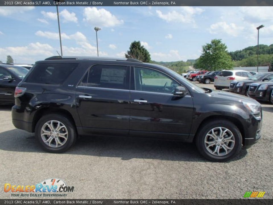 2013 GMC Acadia SLT AWD Carbon Black Metallic / Ebony Photo #5