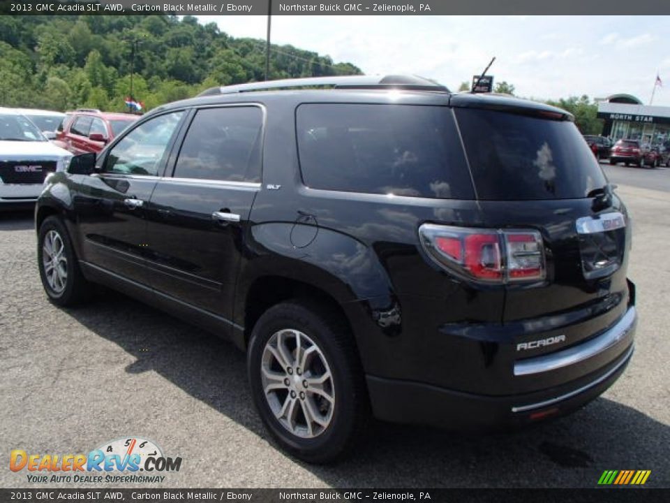 2013 GMC Acadia SLT AWD Carbon Black Metallic / Ebony Photo #8