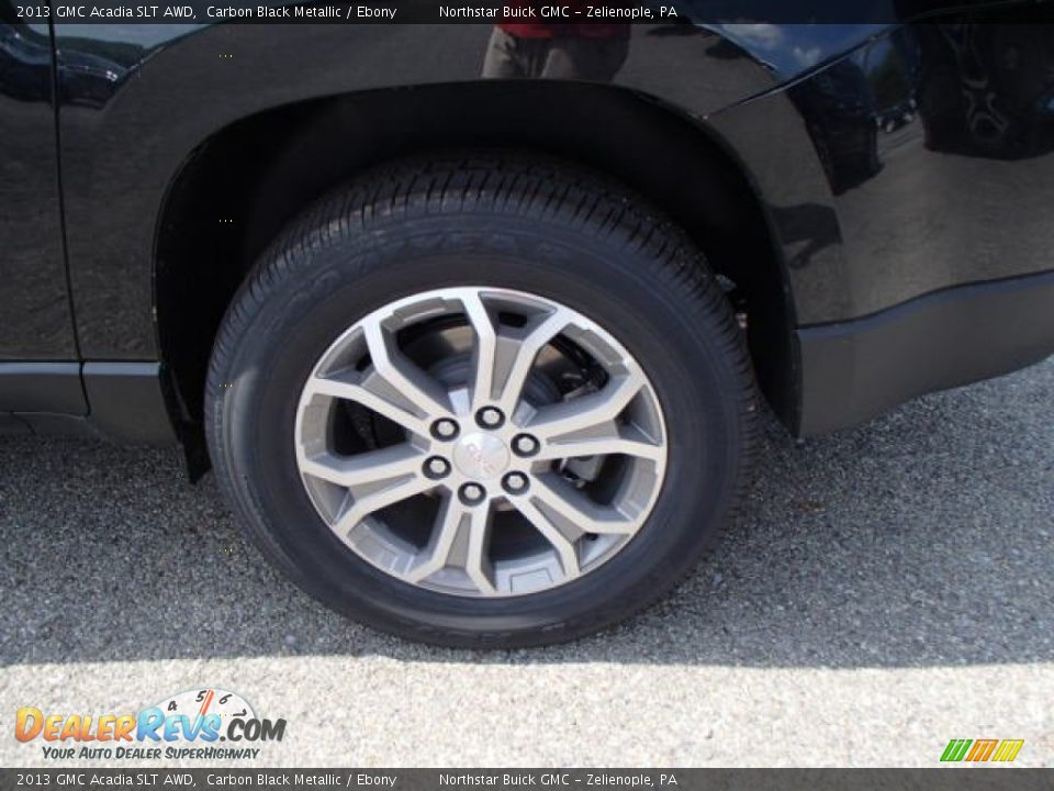 2013 GMC Acadia SLT AWD Carbon Black Metallic / Ebony Photo #9