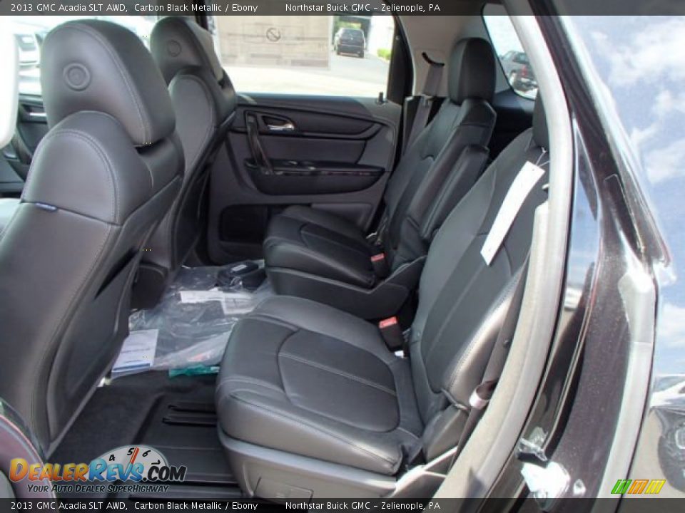 2013 GMC Acadia SLT AWD Carbon Black Metallic / Ebony Photo #13