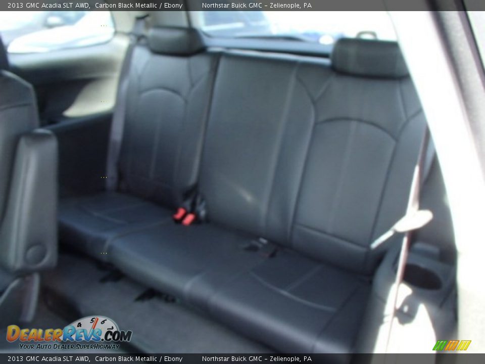 2013 GMC Acadia SLT AWD Carbon Black Metallic / Ebony Photo #14