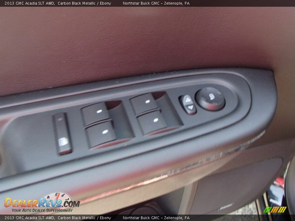 2013 GMC Acadia SLT AWD Carbon Black Metallic / Ebony Photo #15