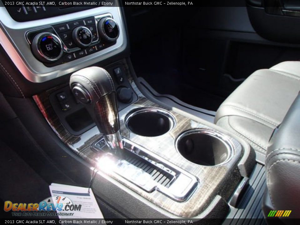 2013 GMC Acadia SLT AWD Carbon Black Metallic / Ebony Photo #17