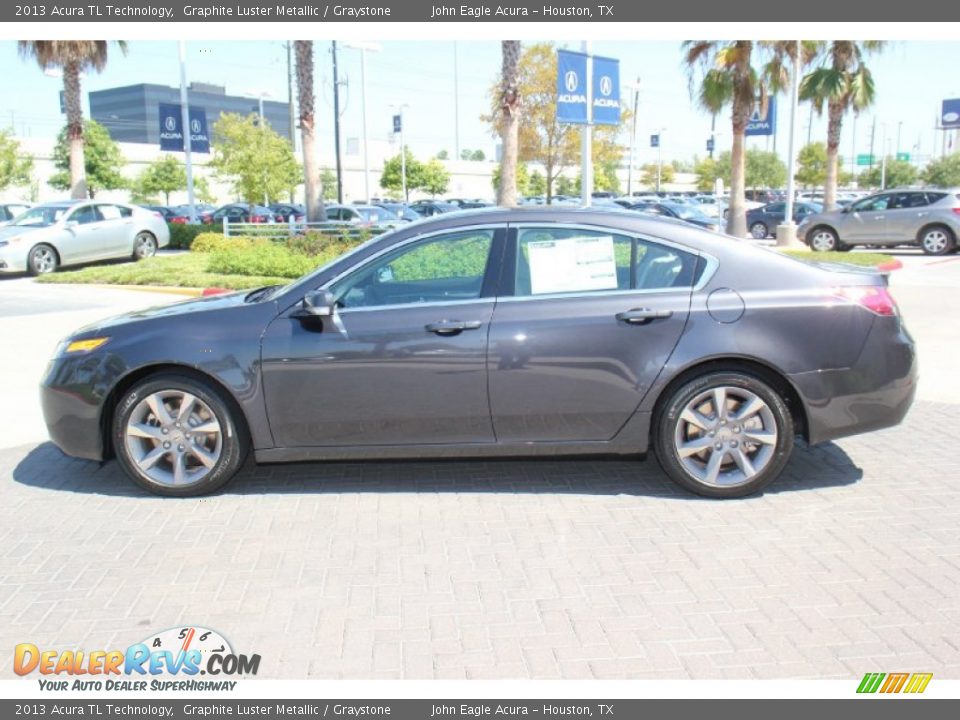 2013 Acura TL Technology Graphite Luster Metallic / Graystone Photo #4