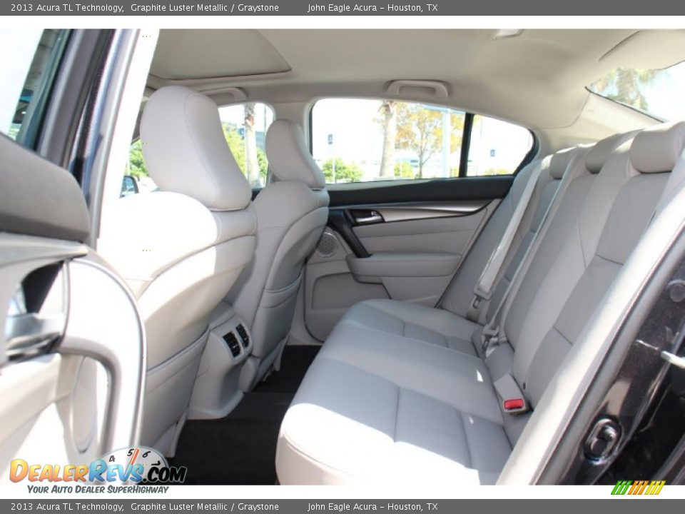 2013 Acura TL Technology Graphite Luster Metallic / Graystone Photo #12