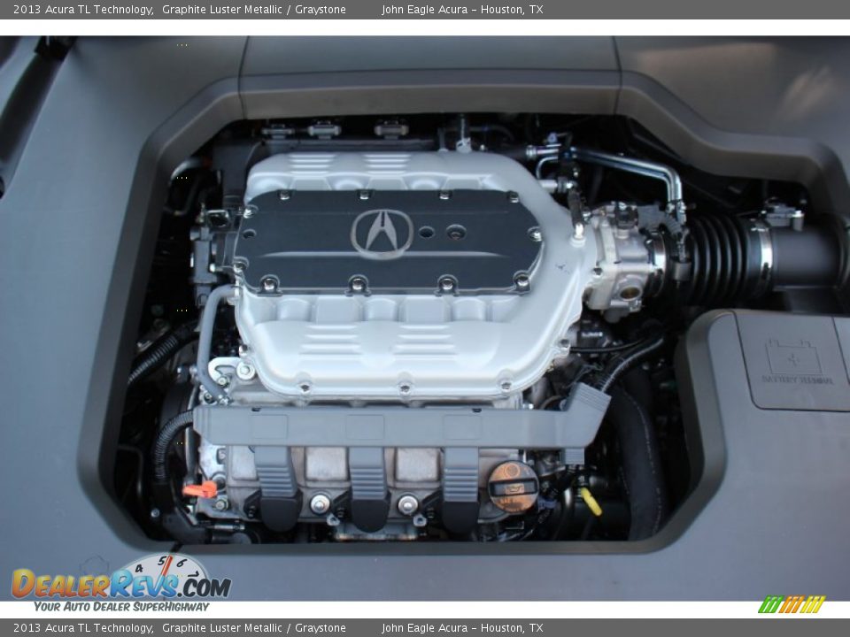 2013 Acura TL Technology Graphite Luster Metallic / Graystone Photo #14